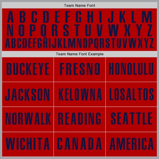 Custom Gray Red-Navy Authentic Baseball Jersey