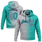 Custom Stitched Aqua Gray-Navy Gradient Fashion Sports Pullover Sweatshirt Hoodie Custom Stitched Aqua Gray-Navy Gradient Fashion Sports Pullover Sweatshirt Hoodie