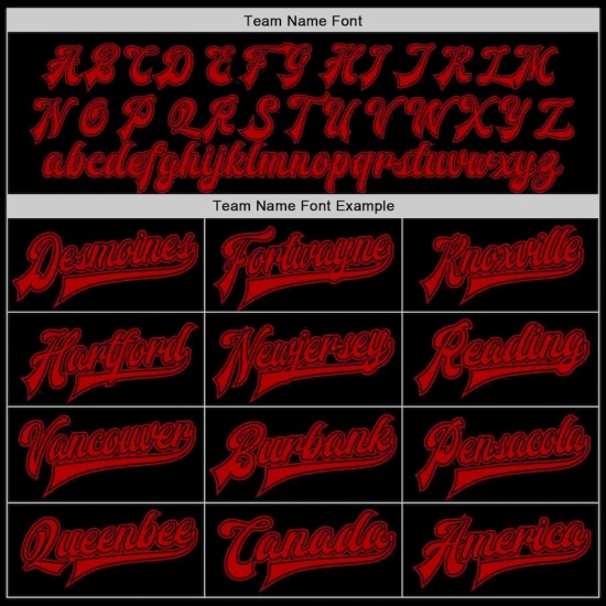 Custom Black Red Bomber Full-Snap Varsity Letterman Two Tone Jacket