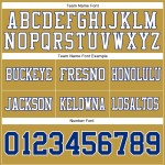 Custom Old Gold Royal-White Mesh Authentic Football Jersey