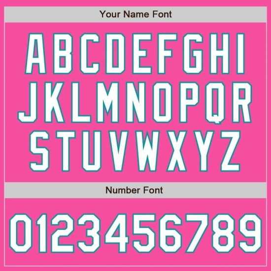 Custom Pink Teal Pinstripe White Two-Button Unisex Softball Jersey